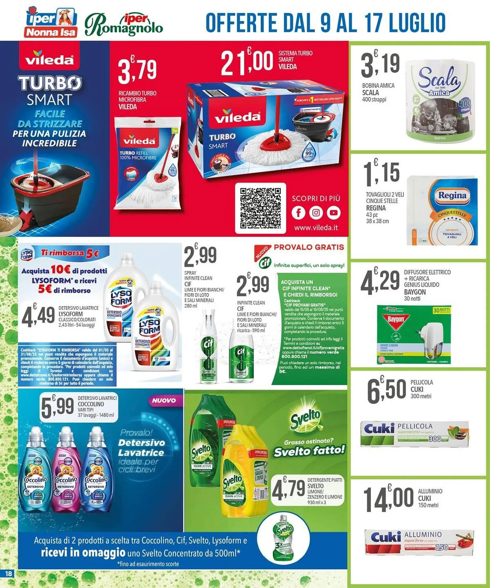 Volantino Iper Romagnolo da 9 luglio a 17 luglio di 2025 - Pagina del volantino 18