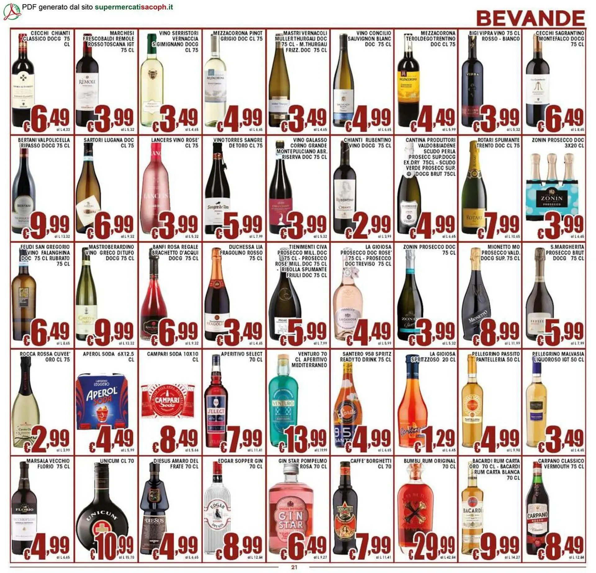 Volantino Sacoph da 6 dicembre a 15 dicembre di 2025 - Pagina del volantino 21