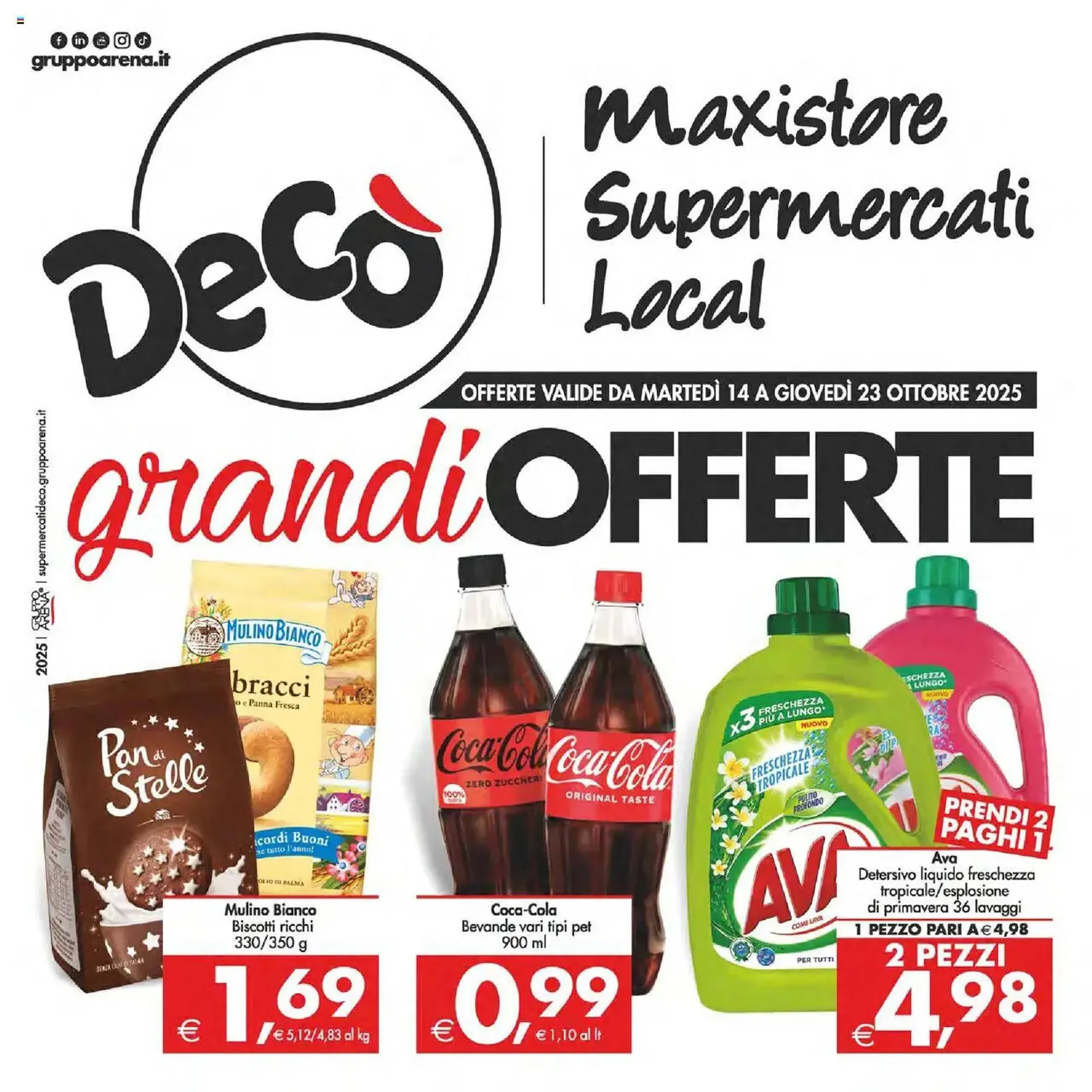 Volantino Deco Maxistore da 14 ottobre a 23 ottobre di 2025 - Pagina del volantino 1