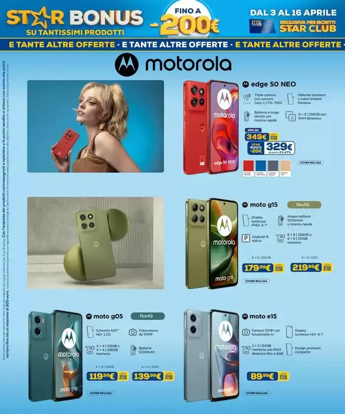 Star bonus -200€ su tantissimi prodotti da 3 aprile a 16 aprile di 2025 - Pagina del volantino 4