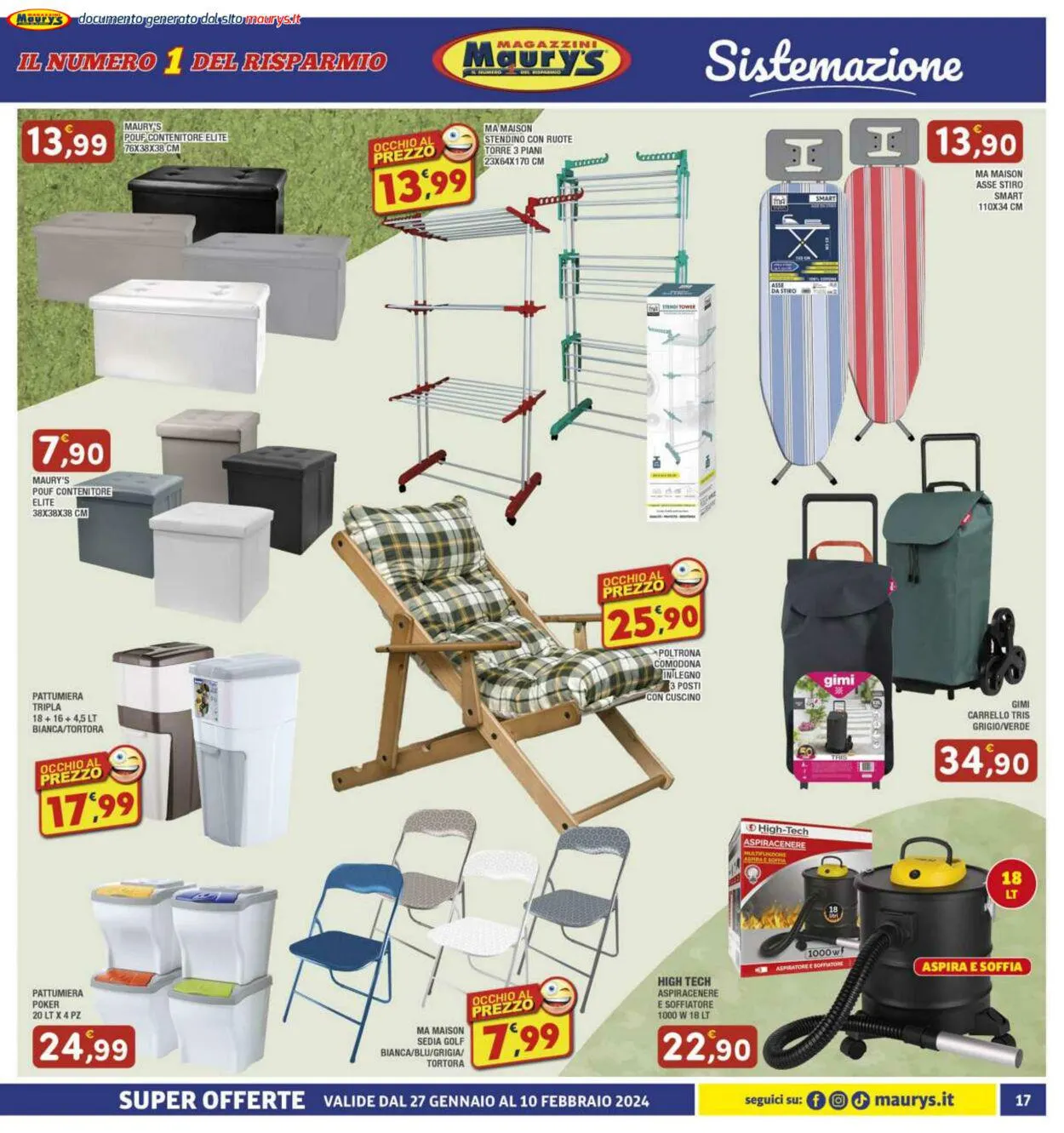 Maury's Volantino attuale da 27 gennaio a 10 febbraio di 2024 - Pagina del volantino 17