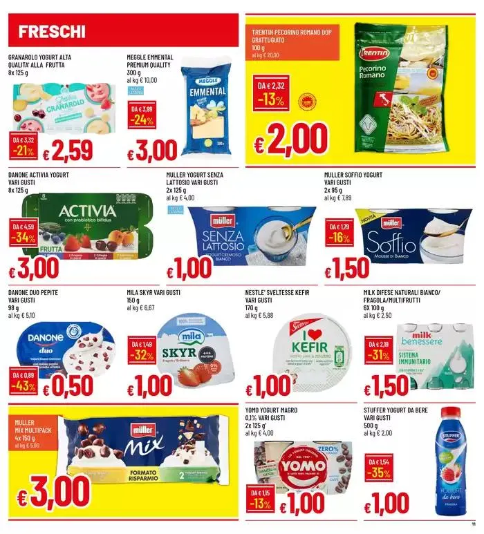 TANTI PRODOTTI DA 0,50 A 3 EURO da 6 febbraio a 19 febbraio di 2025 - Pagina del volantino 11