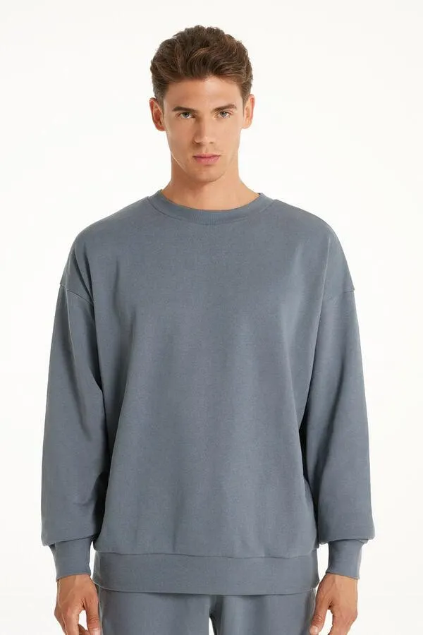 Felpa Manica Lunga Girocollo