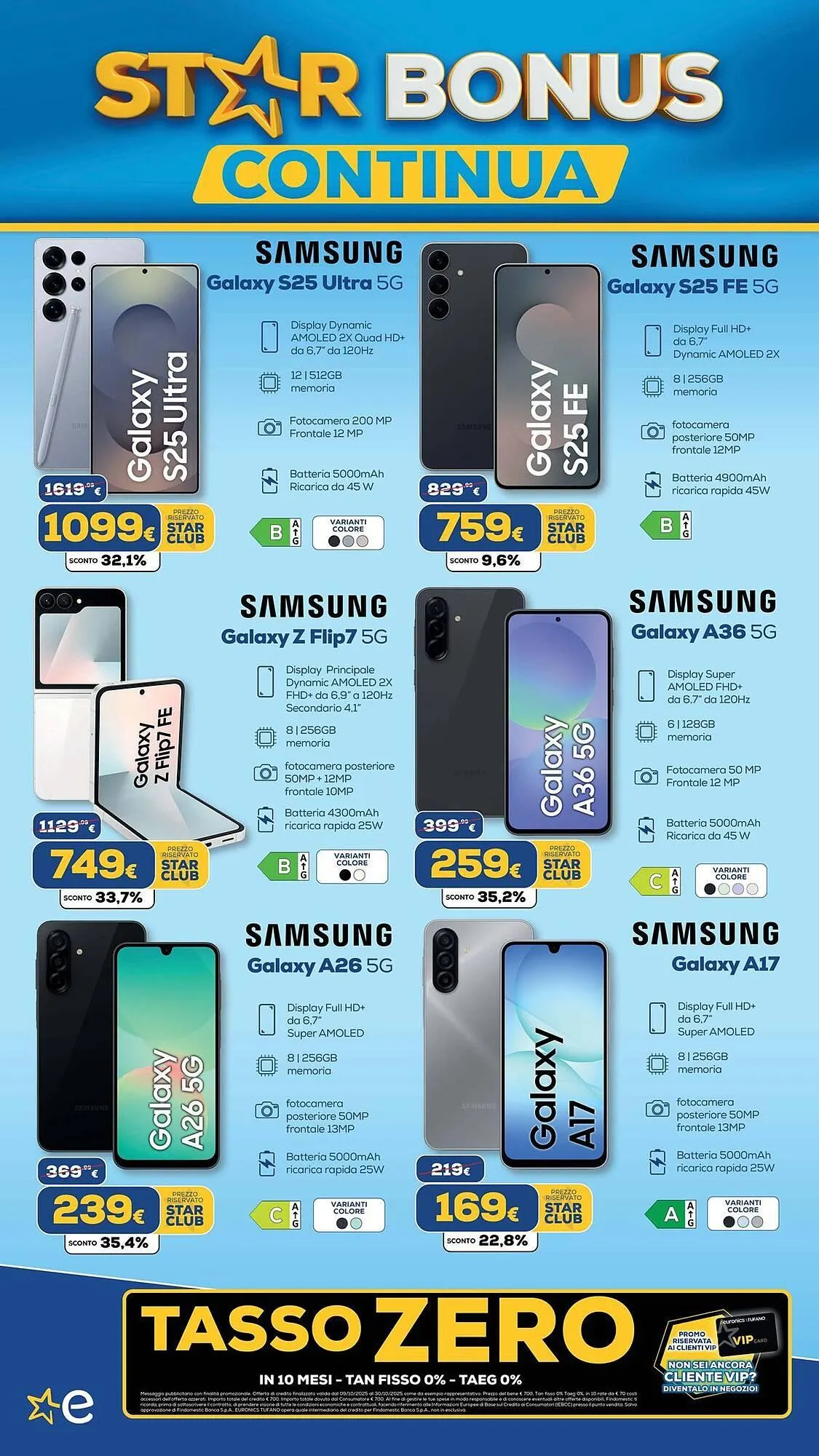 Volantino Euronics da 13 ottobre a 30 ottobre di 2025 - Pagina del volantino 72