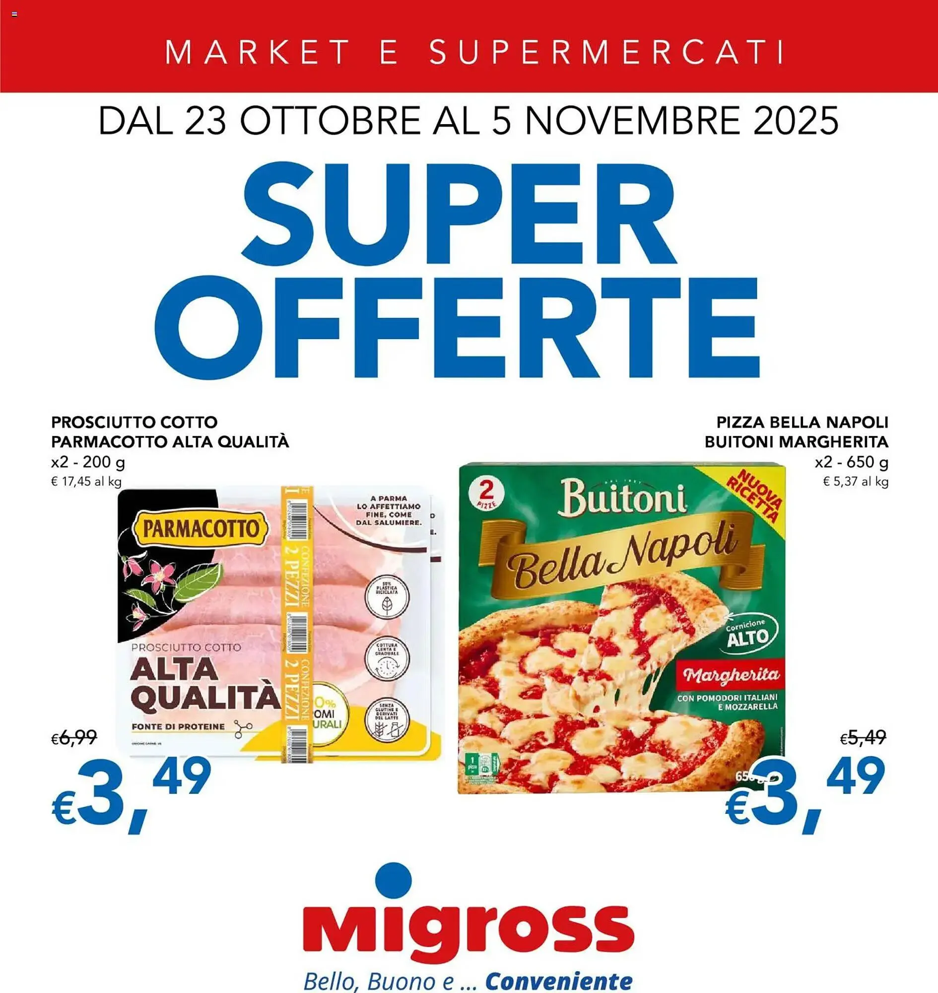 Volantino Migross Supermercati e Market - 1