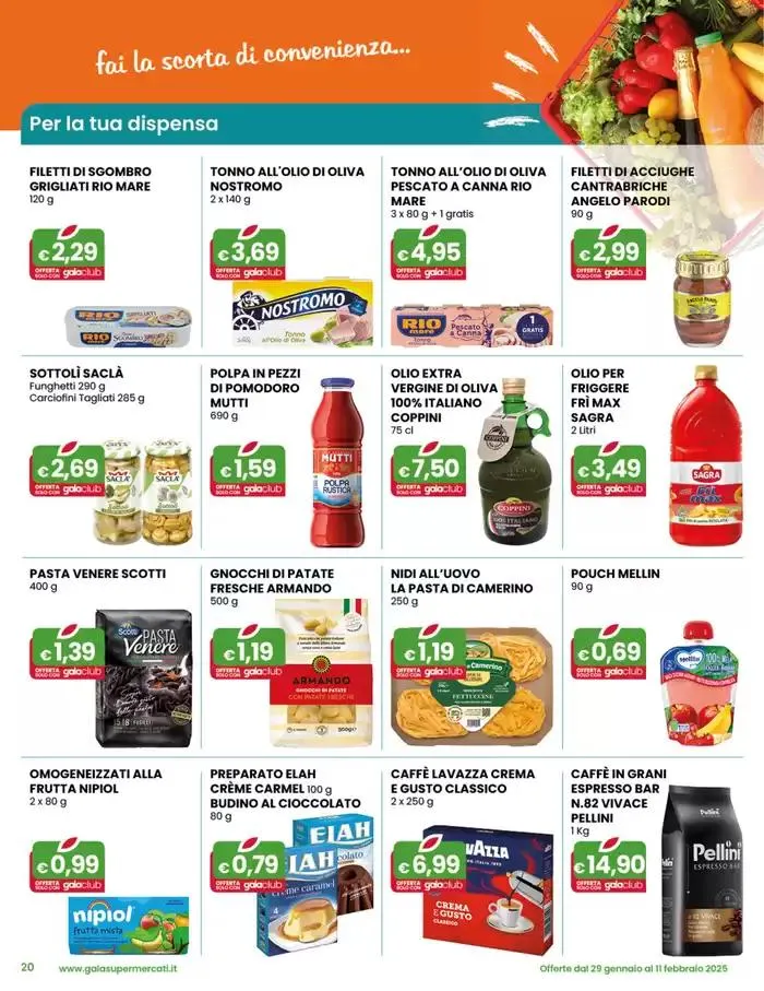 Riempi la dispensa da 29 gennaio a 11 febbraio di 2025 - Pagina del volantino 20