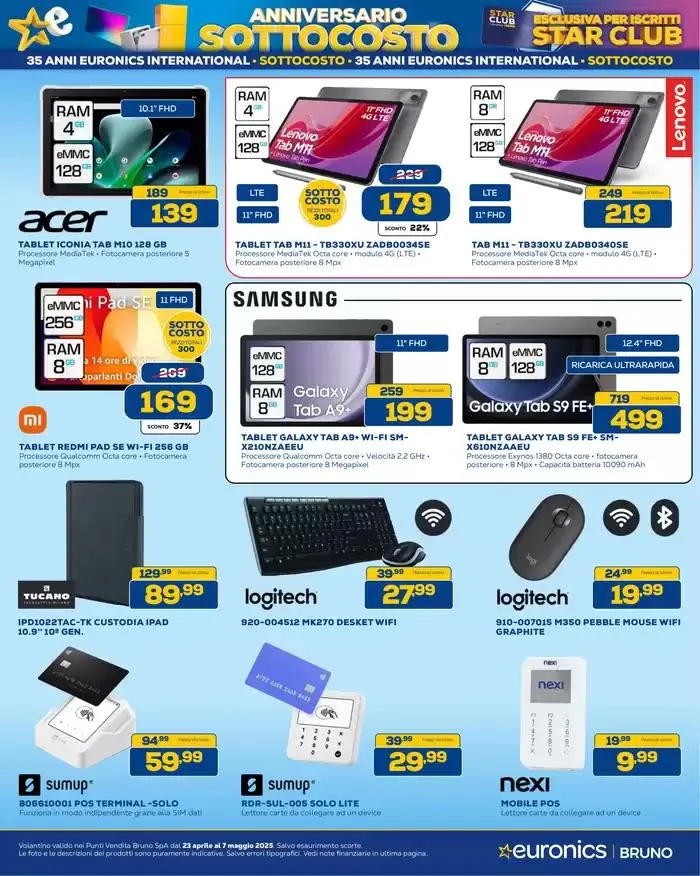 Anniversario sottocosto da 23 aprile a 7 maggio di 2025 - Pagina del volantino 7