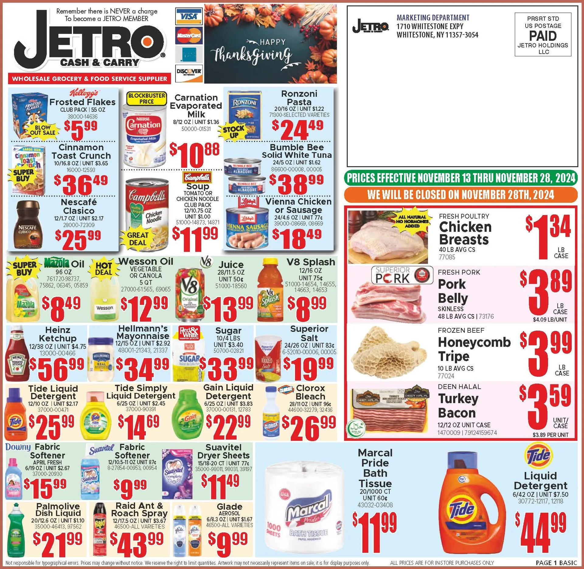 Weekly ad Jetro Weekly Ad from November 29 to November 30 2024 - Page 