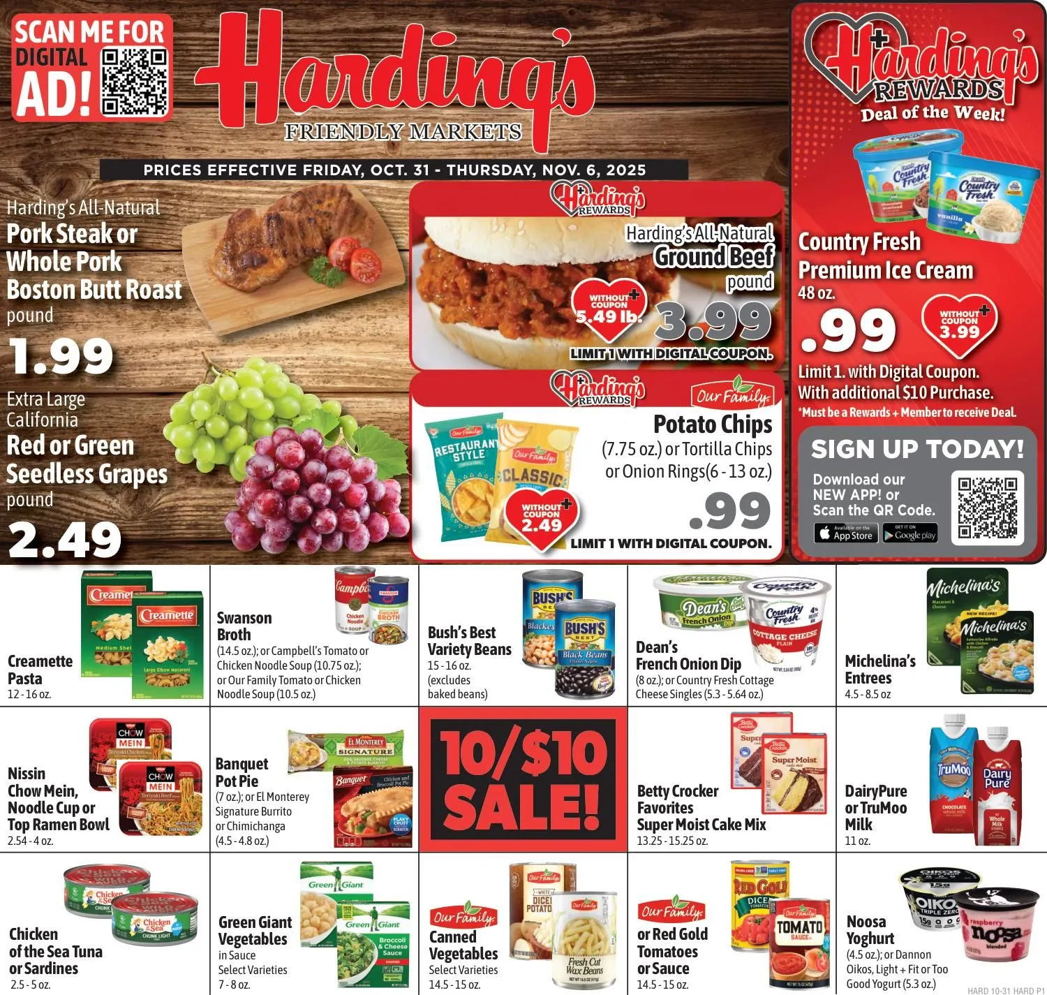 Weekly ad Harding's Markets weekly ads from October 31 to November 6 2025 - Page 