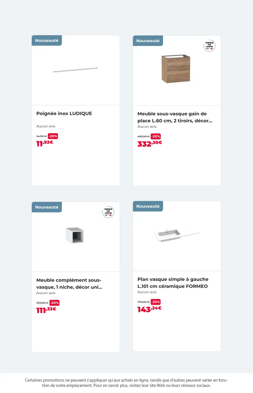 Lapeyre Offres du 16 mai au 31 mai 2025 - Catalogue page 2