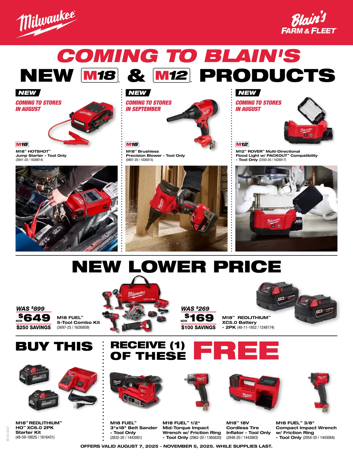 Weekly ad Blain's Farm & Fleet Sales from August 20 to November 5 2025 - Page 1