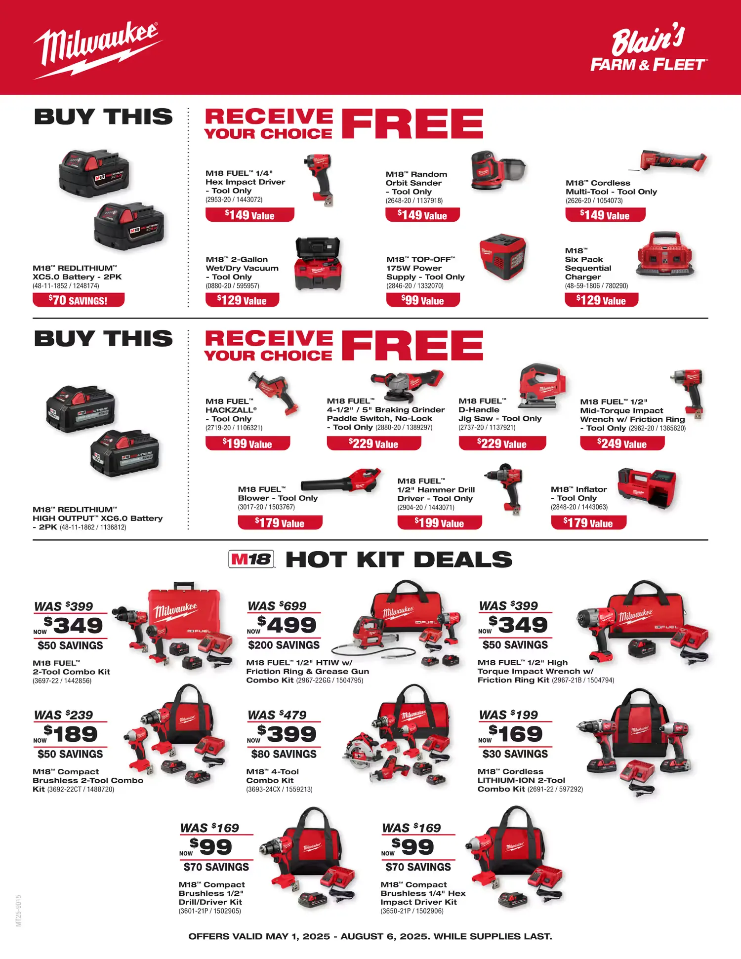 Weekly ad Milwaukee weekly ads from May 1 to August 6 2025 - Page 