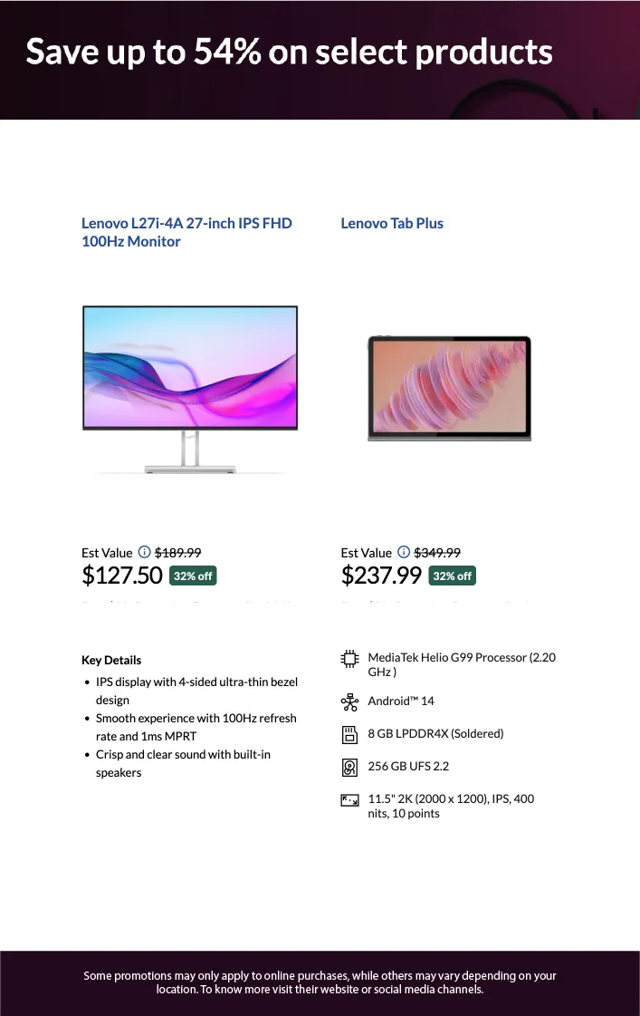Weekly ad Lenovo Deals from May 15 to May 31 2025 - Page 5