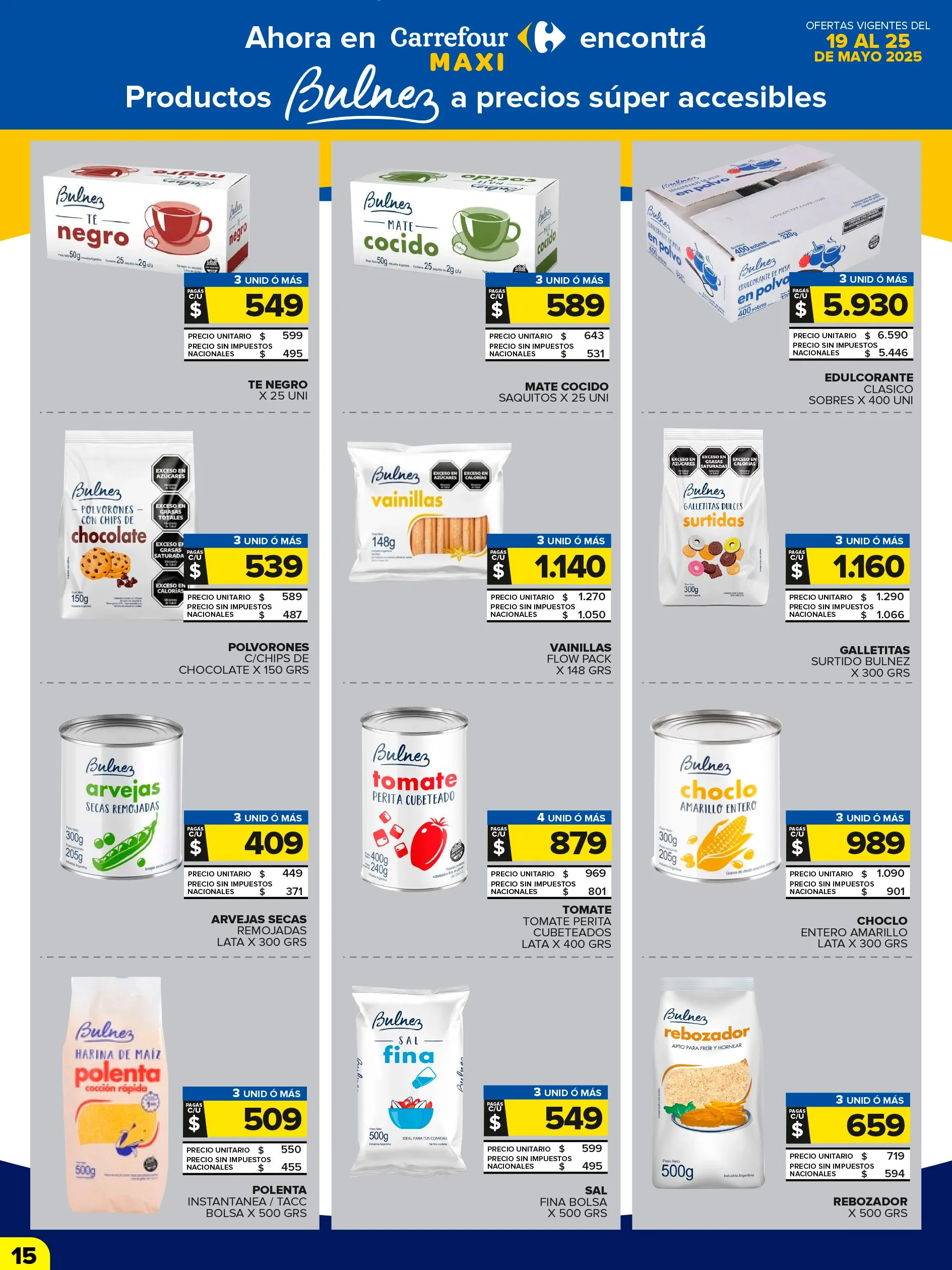 Ofertas de Ofertas Carrefour Maxi 26 de mayo al 28 de mayo 2025 - Página 15 del catálogo