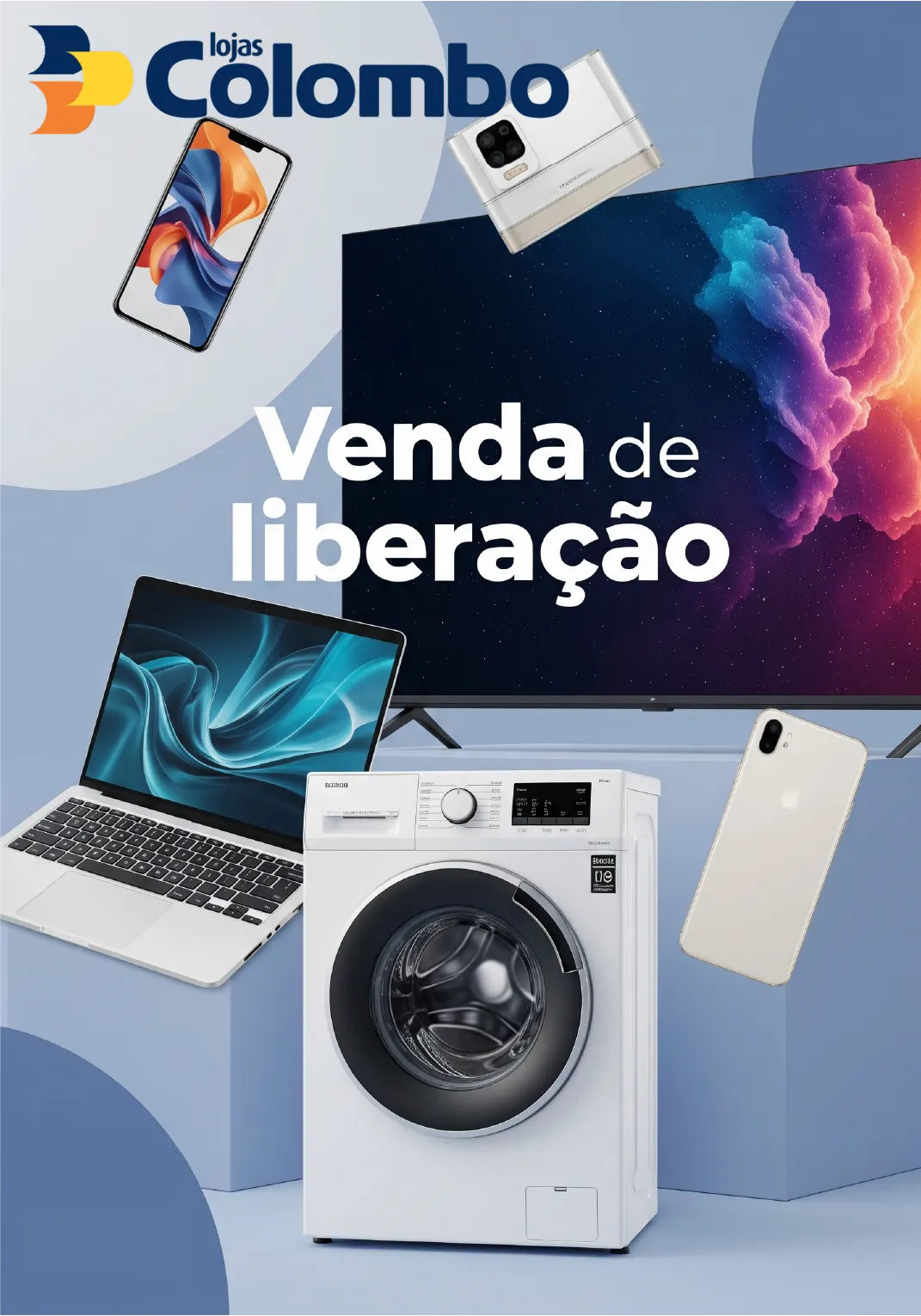 Encarte de Lojas Colombo Folheto 7 de julho até 15 de julho 2025 - Pagina 1