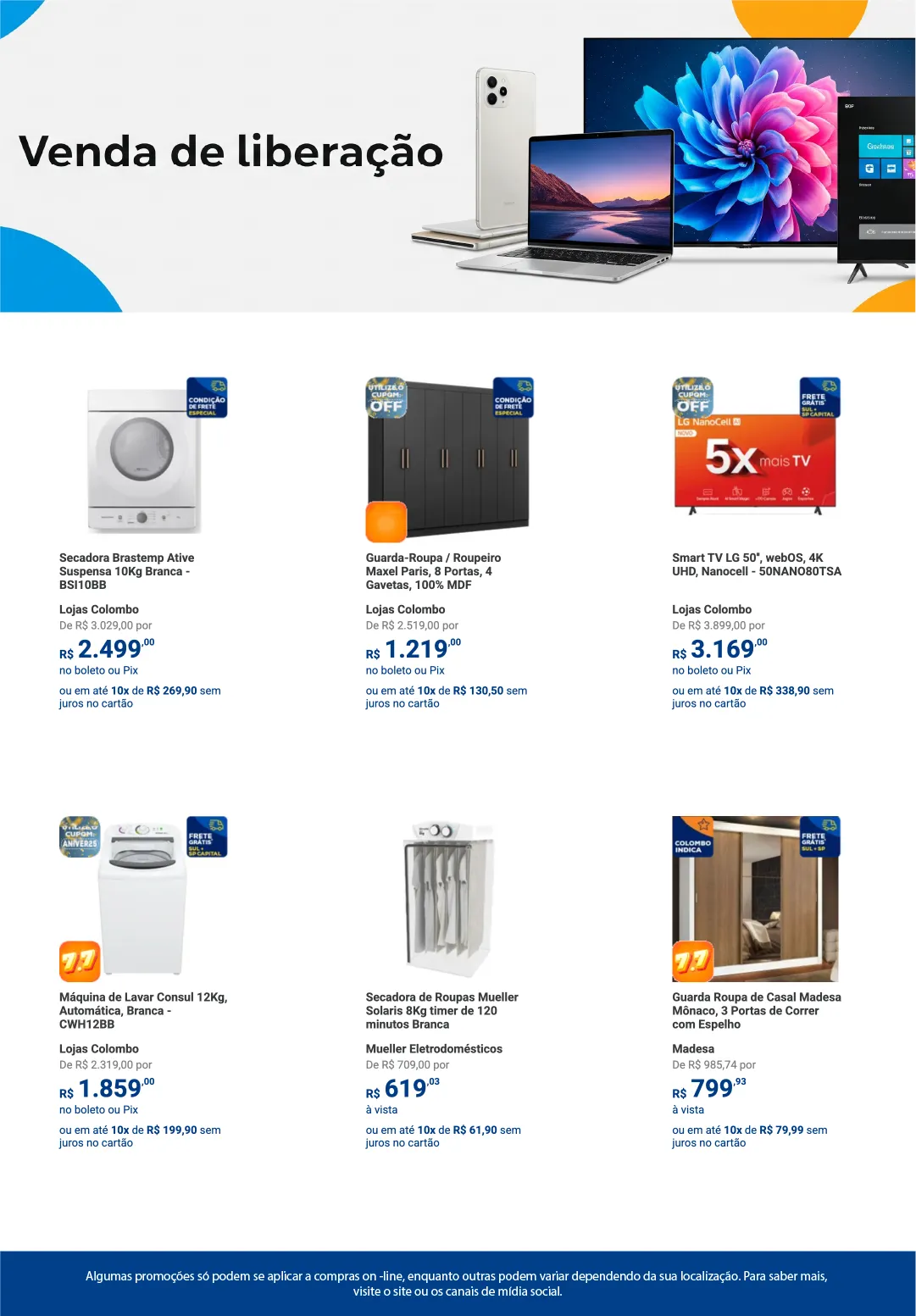 Encarte de Lojas Colombo Folheto 7 de julho até 15 de julho 2025 - Pagina 2