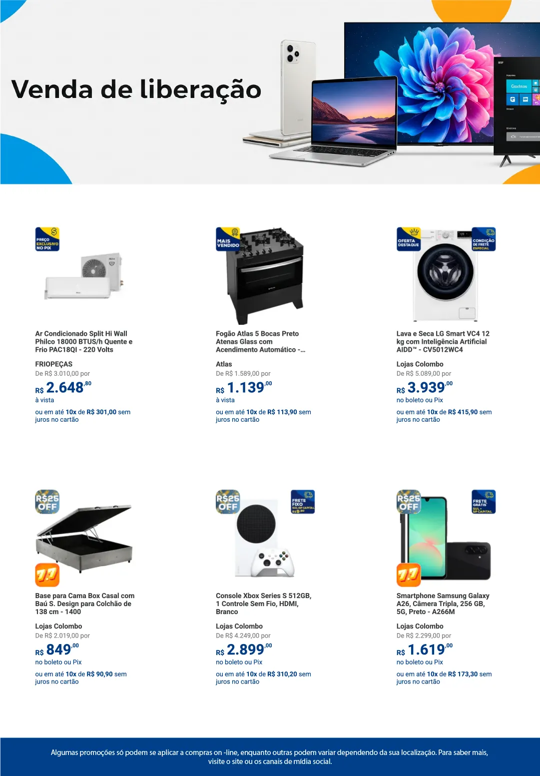 Encarte de Lojas Colombo Folheto 7 de julho até 15 de julho 2025 - Pagina 3
