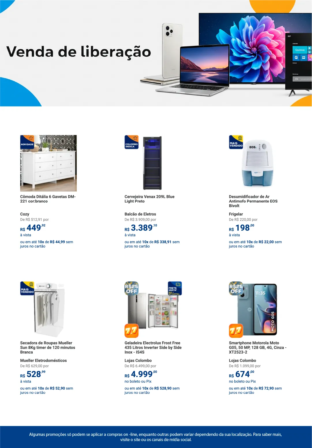 Encarte de Lojas Colombo Folheto 7 de julho até 15 de julho 2025 - Pagina 4