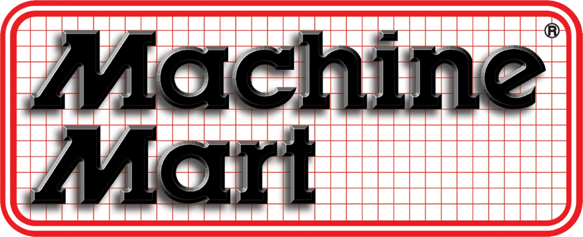 Machine Mart logo. Current catalogue