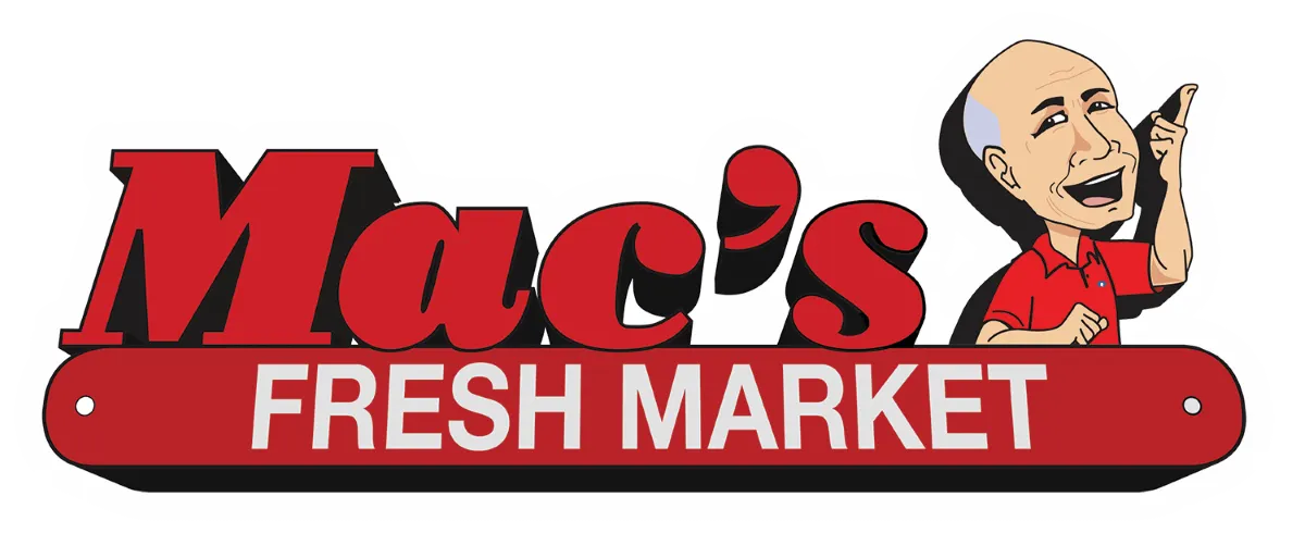 Mac's Freshmarket logo. Current weekly ad