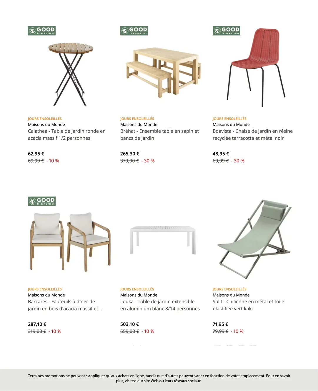Maisons du Monde du 1 avril au 30 avril 2025 - Catalogue page 4