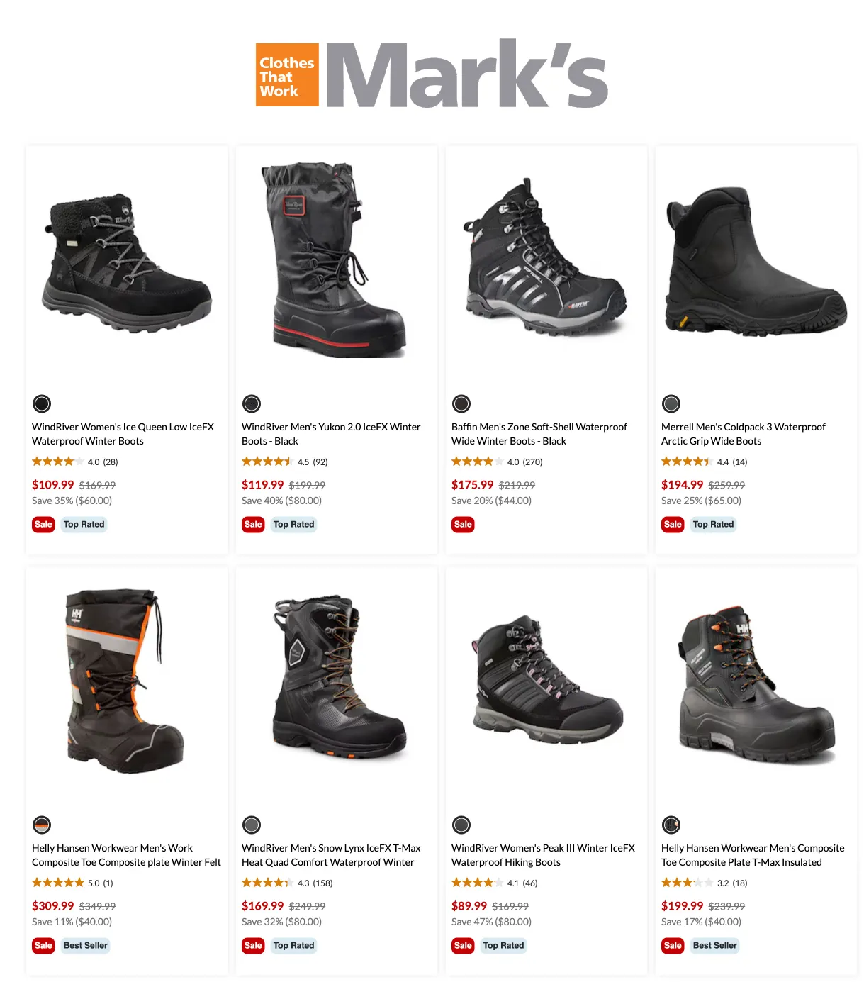 Mark's weekly flyer from January 5 to January 31 2025 - flyer page 1