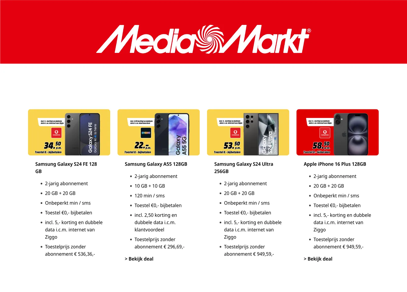Speciale aanbiedingen van MediaMarkt van 31 januari tot 20 februari 2025 - Folder pagina 1
