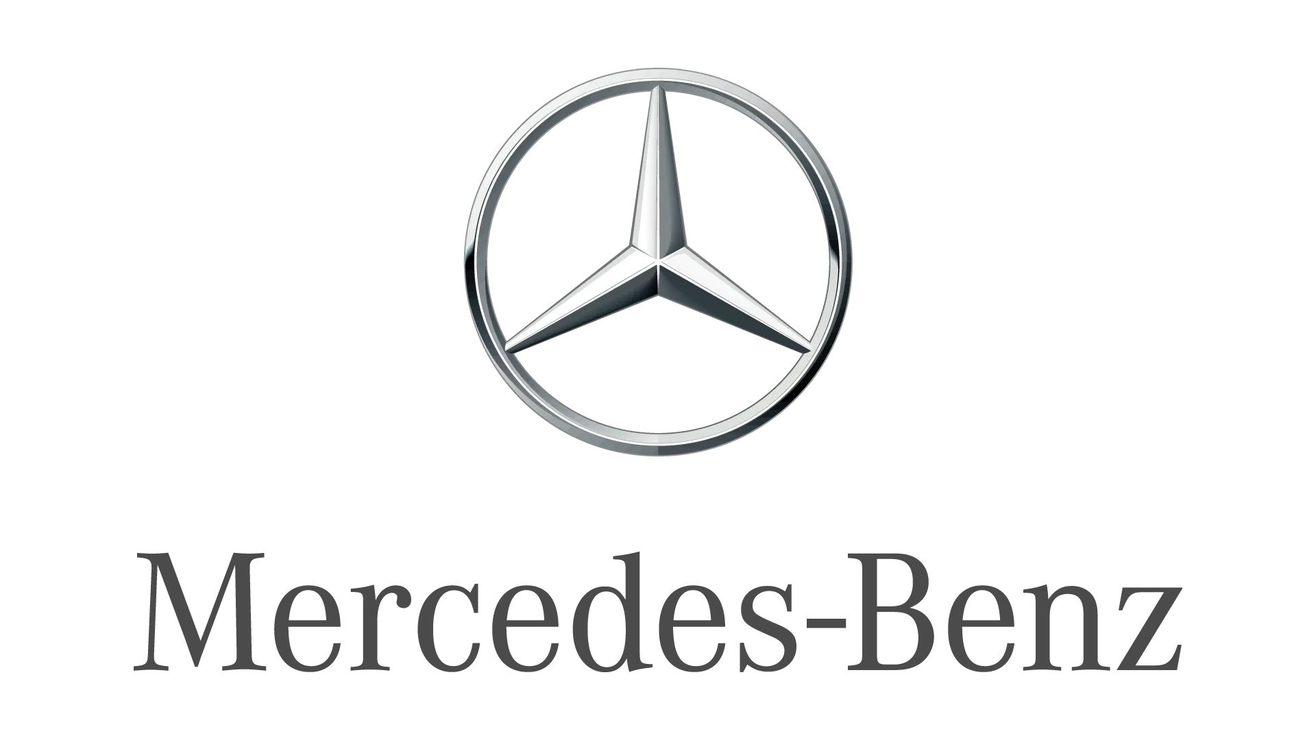 Mercedes-Benz logo. Current catalogue