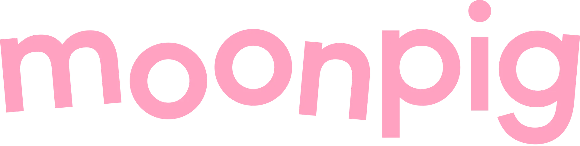 Moonpig logo. Current catalogue