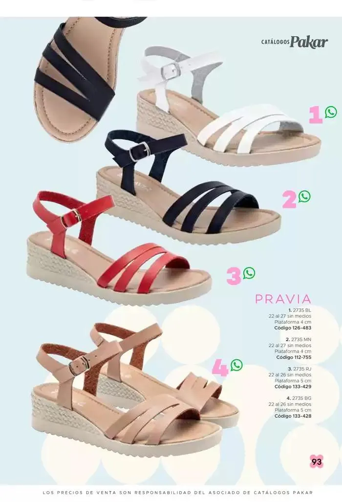 Catálogo de Pakar Sandalia 31 de enero al 31 de mayo 2025 - Pagina 93