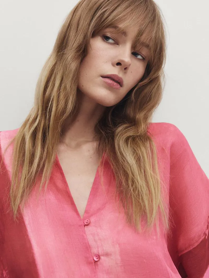 Camisa ramio color block