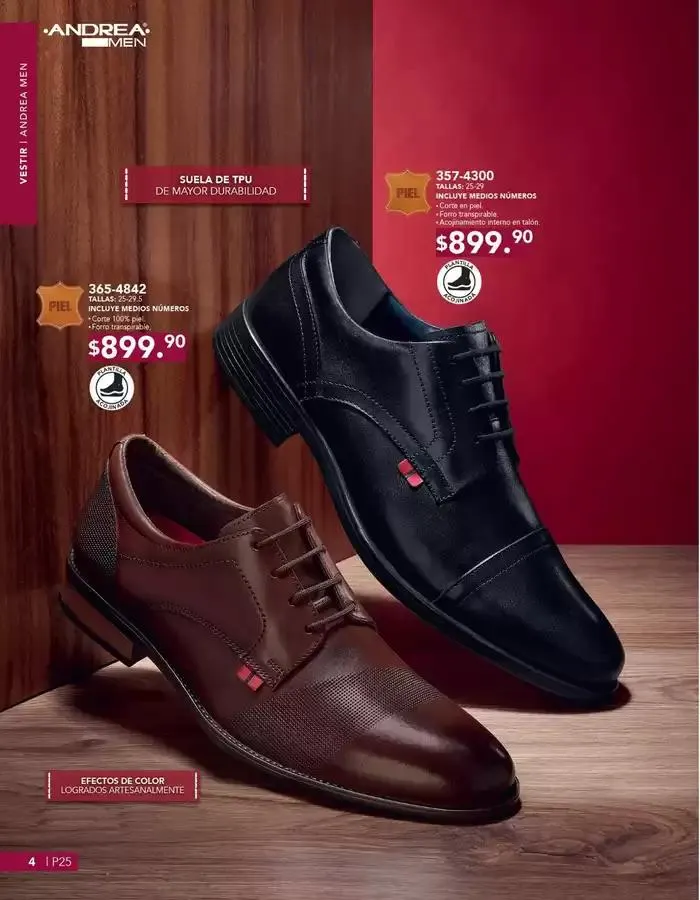Catálogo de ANDREA | CALZADO CABALLERO 26 de enero al 24 de mayo 2025 - Pagina 4