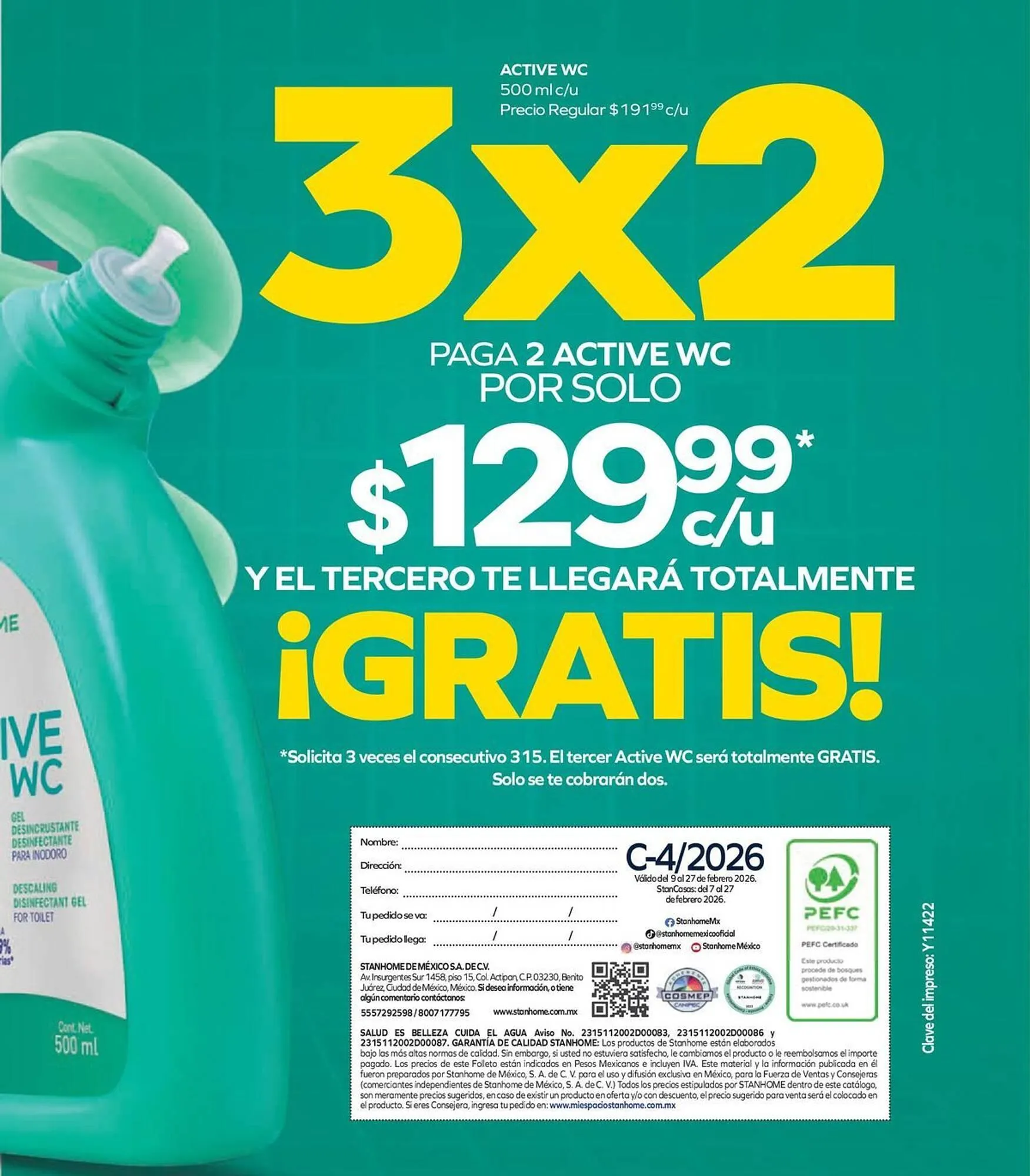 Catálogo de Catálogo Stanhome 9 de febrero al 27 de febrero 2026 - Pagina 183