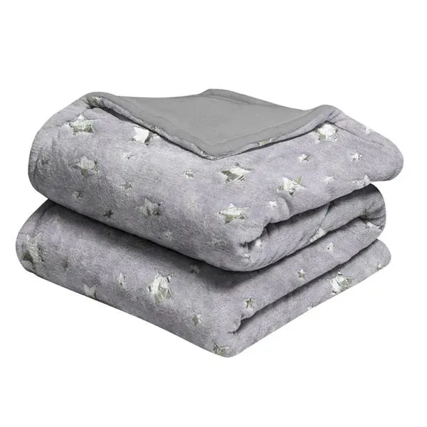 COBERTOR ALASKA STARS LILA