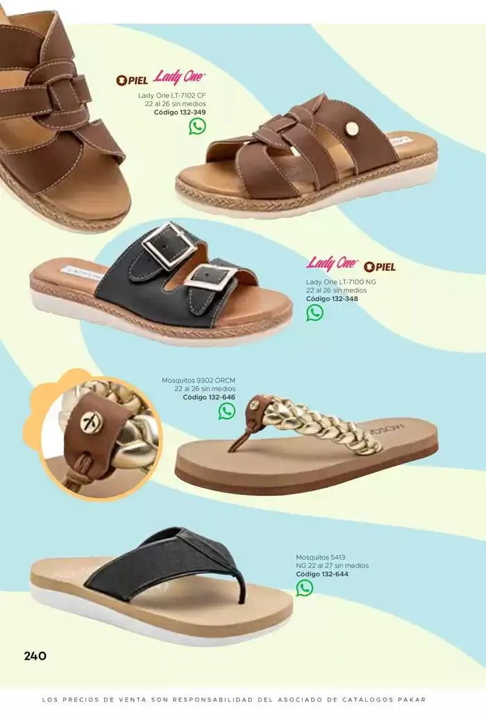 Catálogo de Pakar Sandalia 31 de enero al 31 de mayo 2025 - Pagina 240