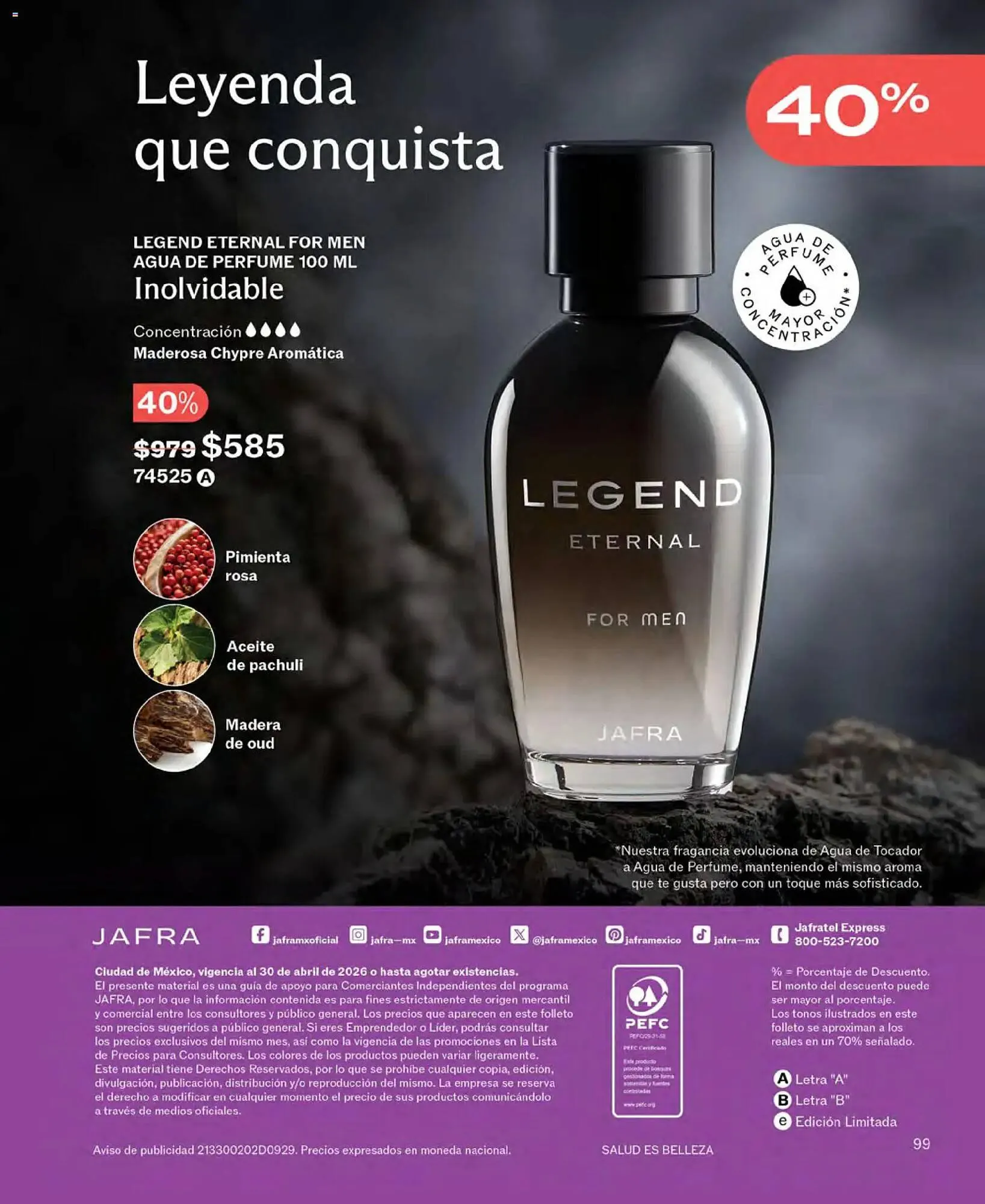 Catálogo de Catálogo Jafra 1 de abril al 1 de mayo 2026 - Pagina 99