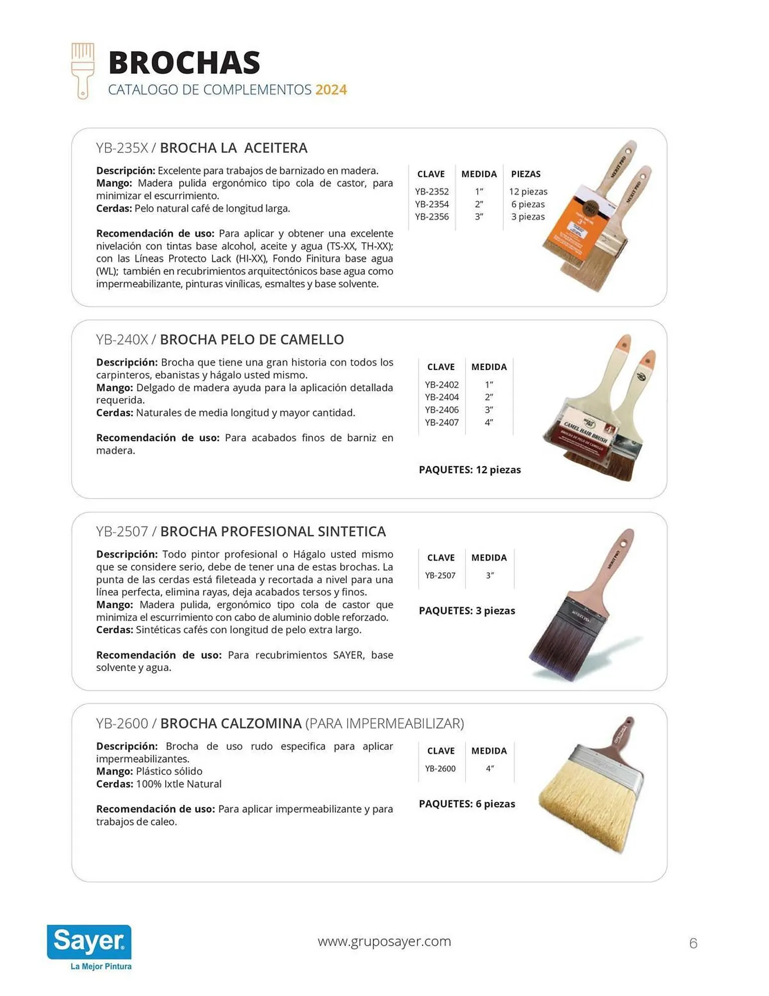 Catálogo de Catálogo Sayer 3 de enero al 31 de diciembre 2024 - Pagina 6