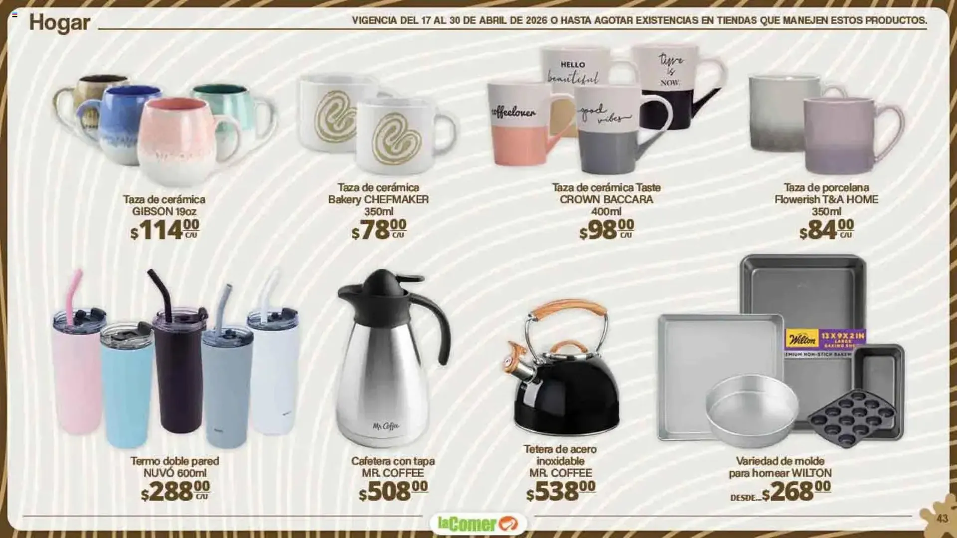 Catálogo de Folleto La Comer 17 de abril al 30 de abril 2026 - Pagina 43