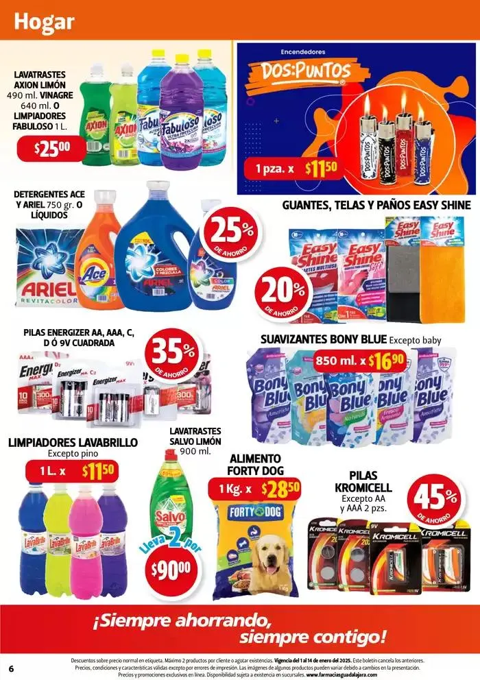 Catálogo de Ofertas especiales para ti 3 de enero al 14 de enero 2025 - Pagina 6