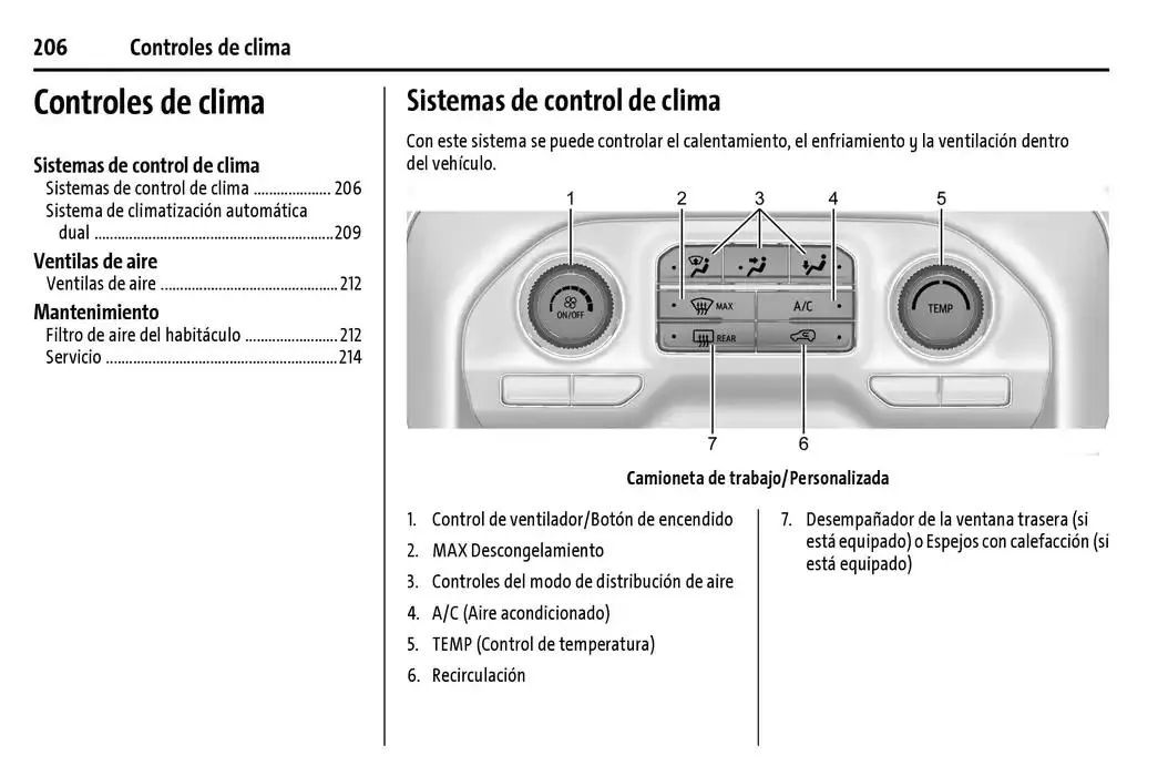 Catálogo de Cheyenne 2025 Manual del propietario 22 de enero al 31 de diciembre 2025 - Pagina 207