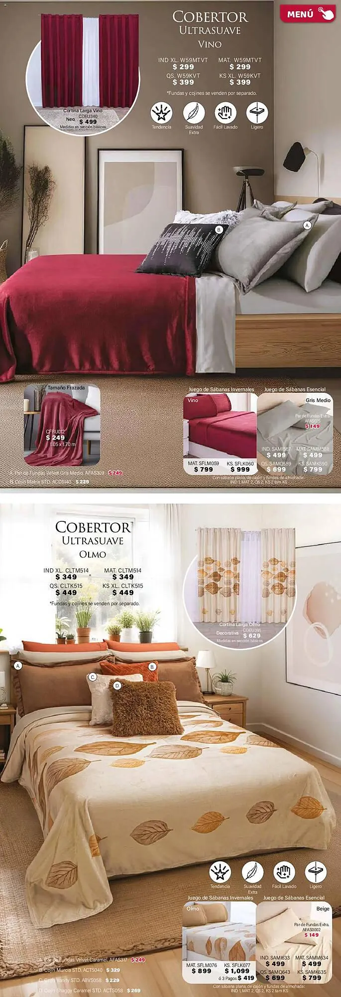 Catálogo de Catálogo Colchas Concord 1 de febrero al 2 de mayo 2026 - Pagina 188