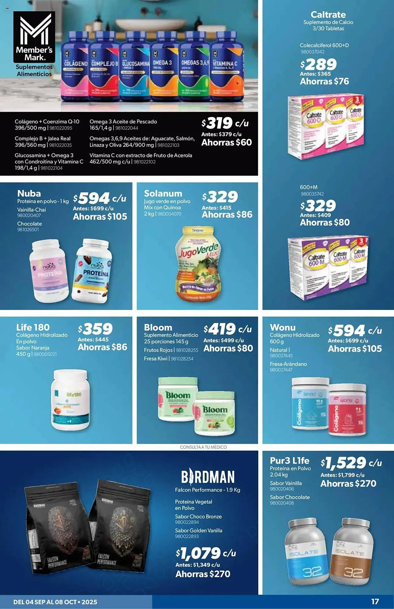 Catálogo de Catálogo Sam's Club 4 de septiembre al 8 de octubre 2025 - Pagina 17