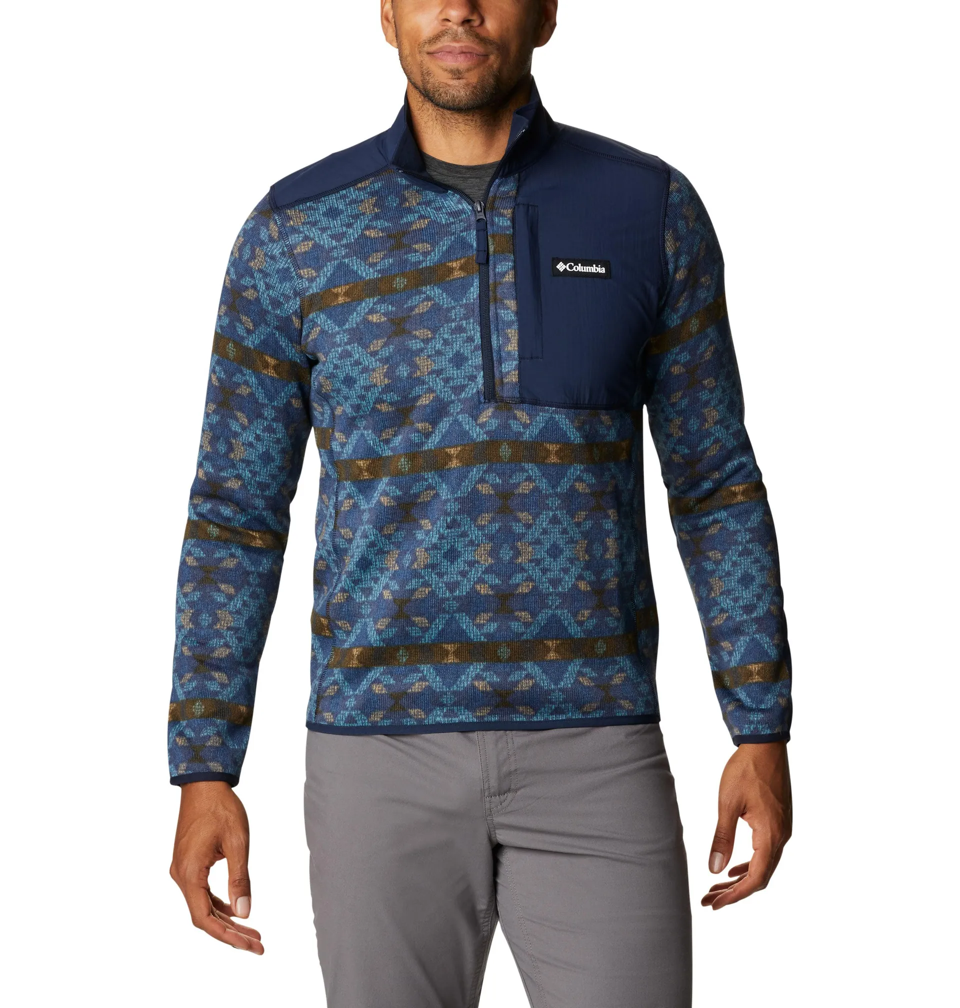 Sudadera Para Hombre Sweater Weather™ Printed Half Zip