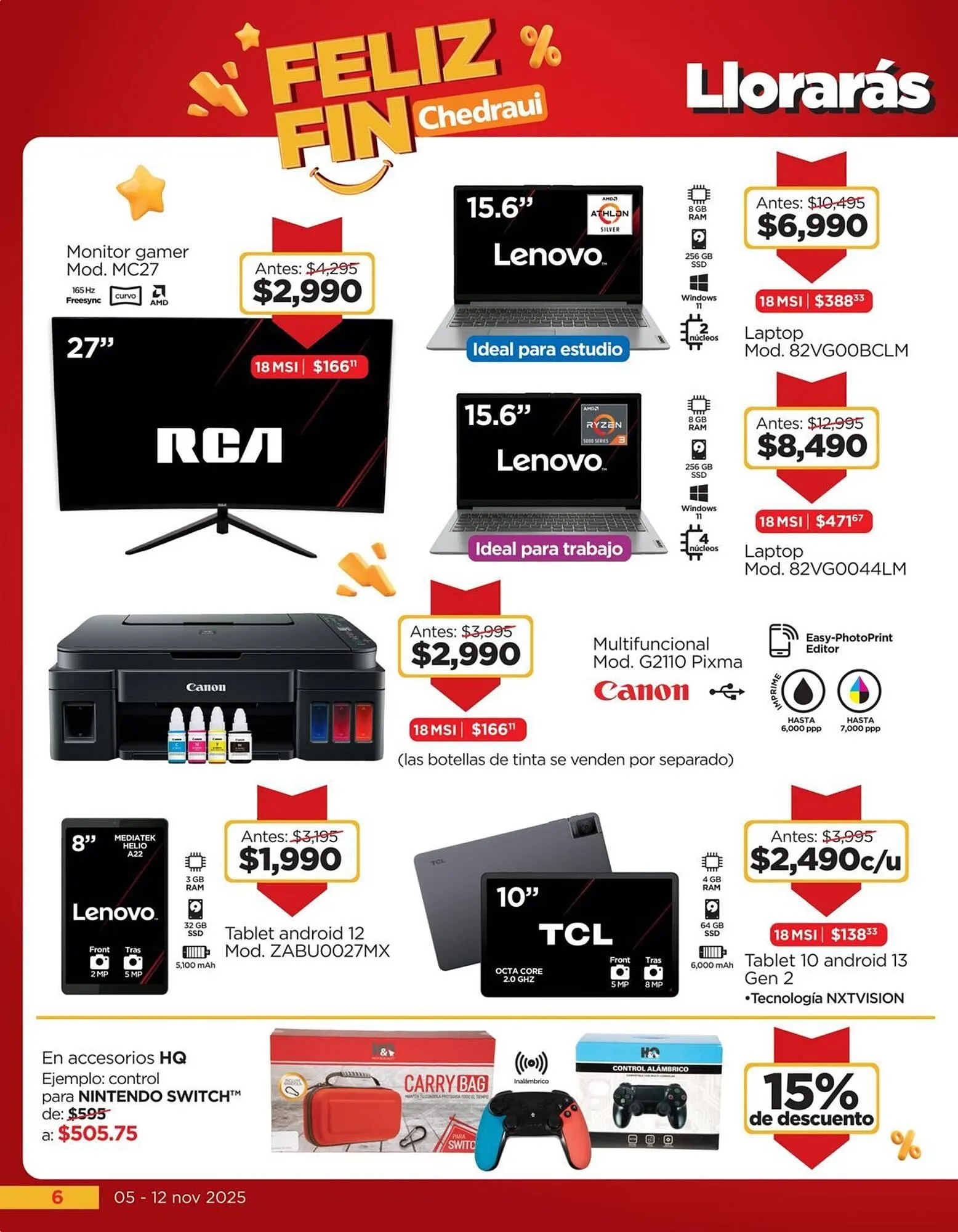Catálogo de Folleto Chedraui 5 de noviembre al 12 de noviembre 2025 - Pagina 6