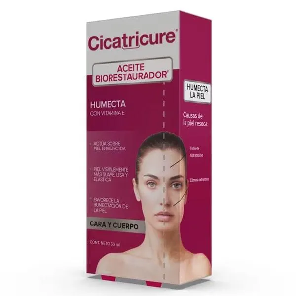 Cicatricure aceite biorestaurador cara y cuerpo 60 ml