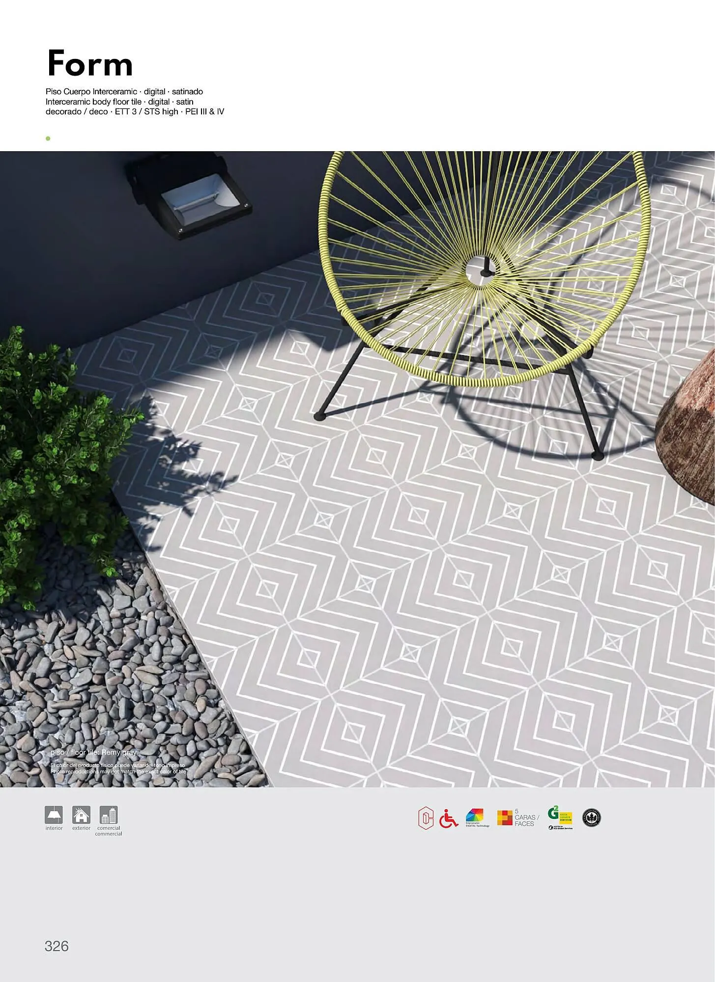 Catálogo de Catálogo Interceramic 12 de marzo al 31 de diciembre 2024 - Pagina 326