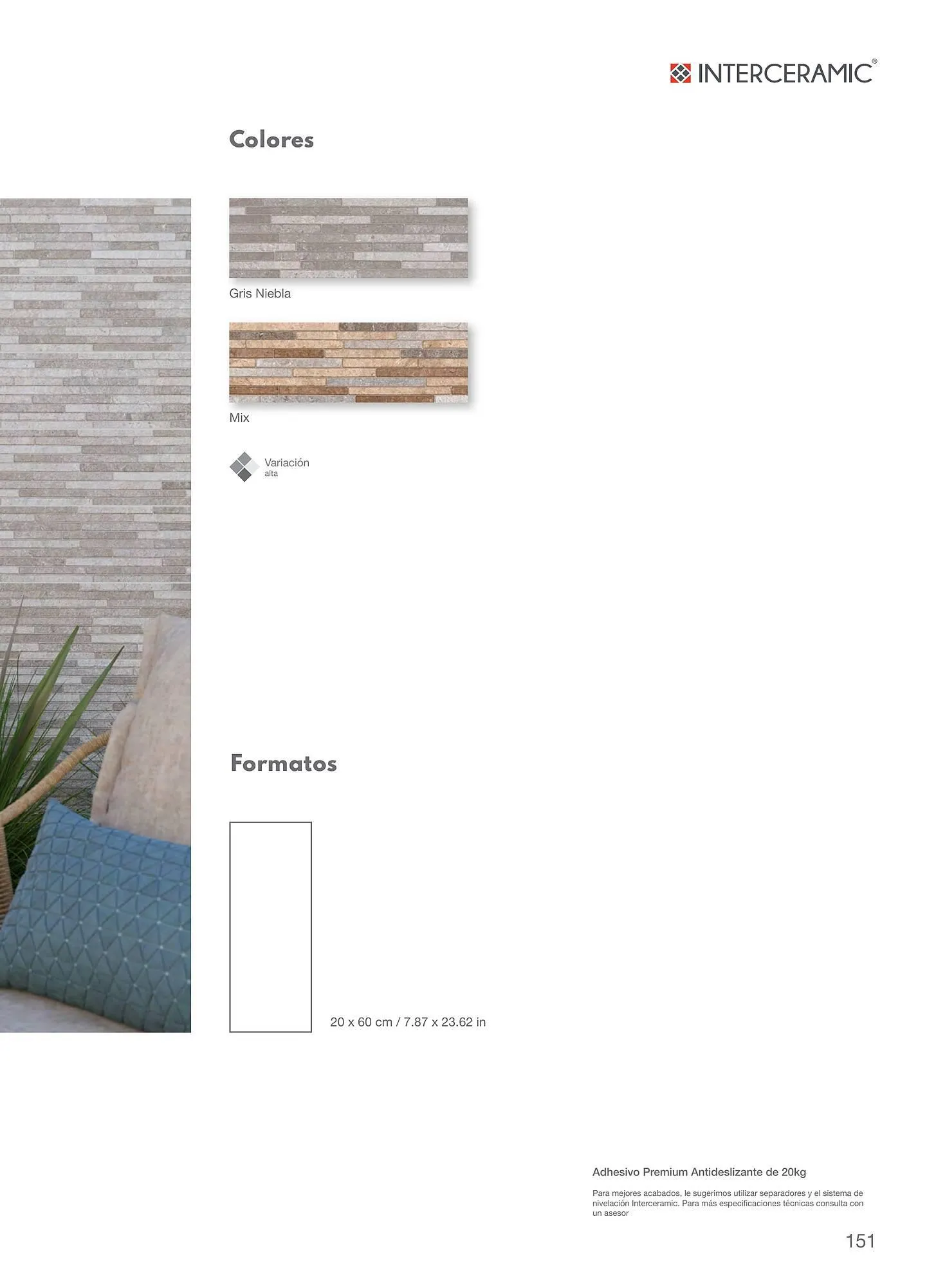 Catálogo de Catálogo Interceramic 12 de marzo al 31 de diciembre 2024 - Pagina 151