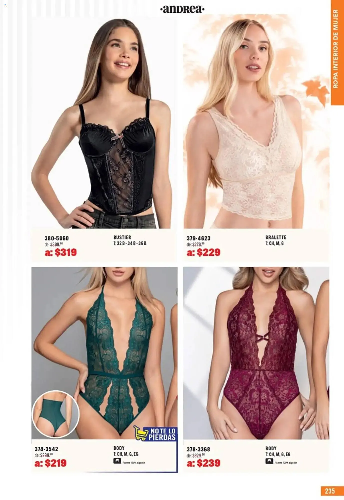 Catálogo de Catálogo Andrea 5 de abril al 2 de mayo 2026 - Pagina 235