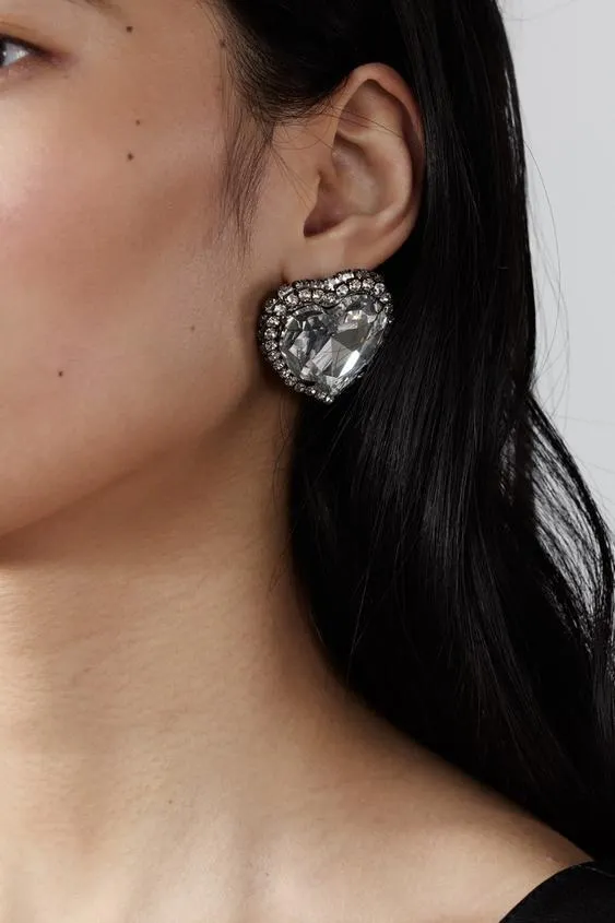 ARETES CORAZÓN JOYA