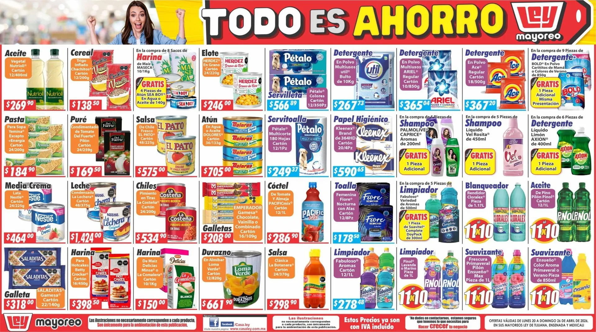 Catálogo de Folleto Casa Ley 20 de abril al 26 de abril 2026 - Pagina 2